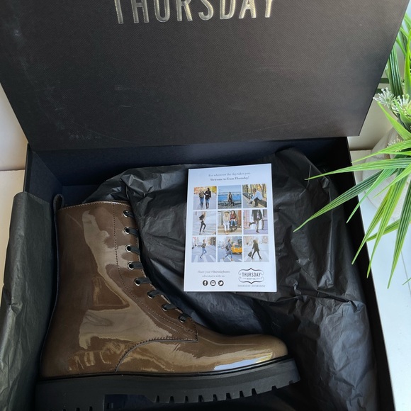 THURSDAY BOOT COMPANY🍂Olive soft Combat Boot 7.5 - Picture 14 of 14